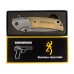 Ніж розкладний для риболовлі, полювання, Browning 354